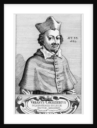 Urban Grandier, engraved by Eugene Grasset, 1880 by (after) French School