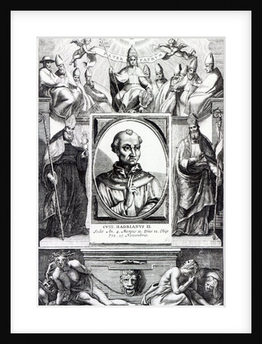 Pope Hadrian II by Italian School