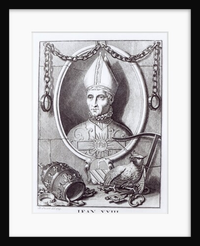 Antipope John XXIII, 1713 by Bernard Picart