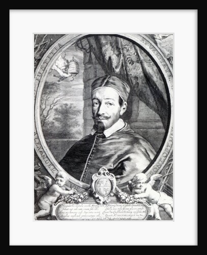 Pope Alexander VII, published by Clement de Jonghe by Cornelius de Visscher