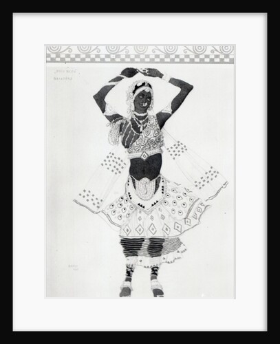 Costume design for 'Le Dieu Bleu', 1912 by Leon Bakst