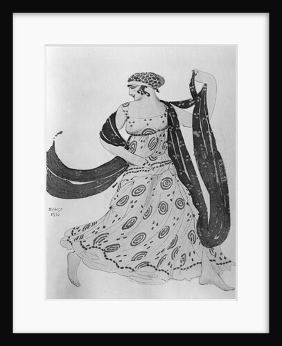 Costume design for 'Cleopatra', 1910 by Leon Bakst