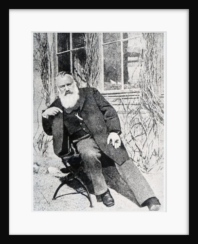 Johannes Brahms, c.1897 by Austrian Photographer