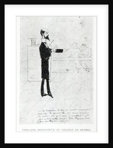 Verlaine teaching at the Institution Notre-Dame in Rethel, 1877-79 by Germain Nouveau