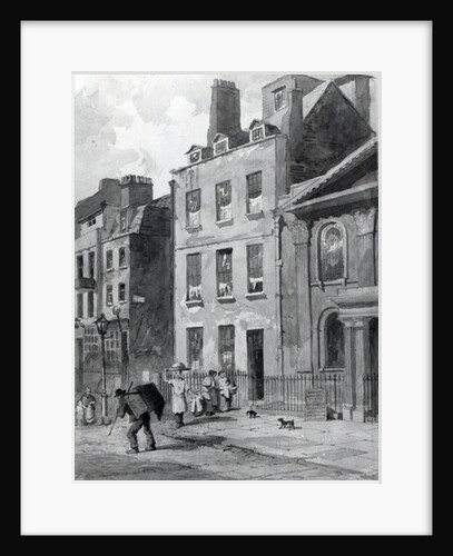 House of Sir Isaac Newton at 35 St Martin's Street, Leicester Square, London, 1850 by John Wykeham Archer