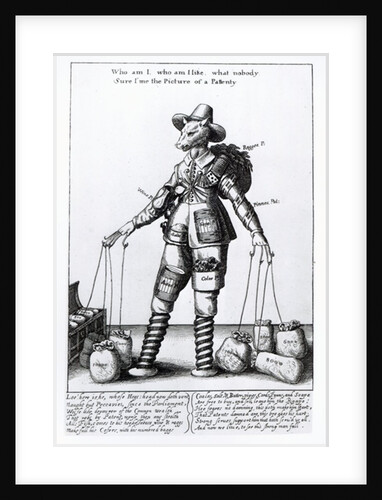 The Picture of Pattenty, c.1641-50 by Wenceslaus Hollar