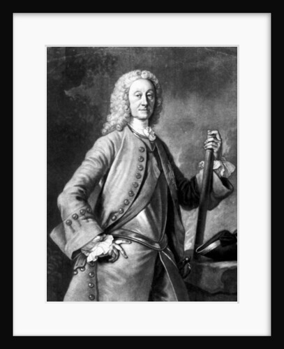 The Right Honourable John Dalrymple, 2nd Earl of Stair, engraved by John Faber by Allan (after) Ramsay