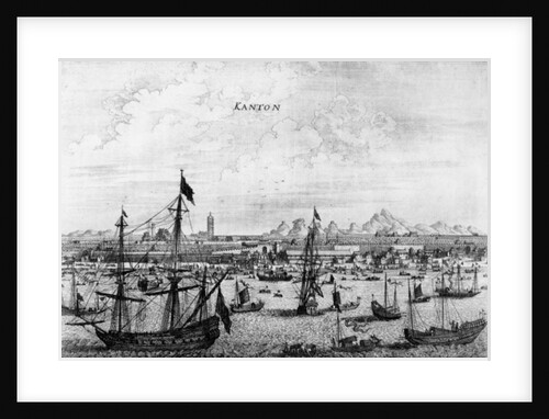 Kanton, China, 1669 by English School
