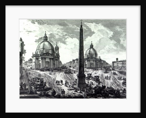 Veduta della Piazza del Popolo, c.1750 by Giovanni Battista Piranesi