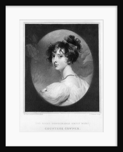 Emily Mary, Countess Cowper by Thomas Lawrence