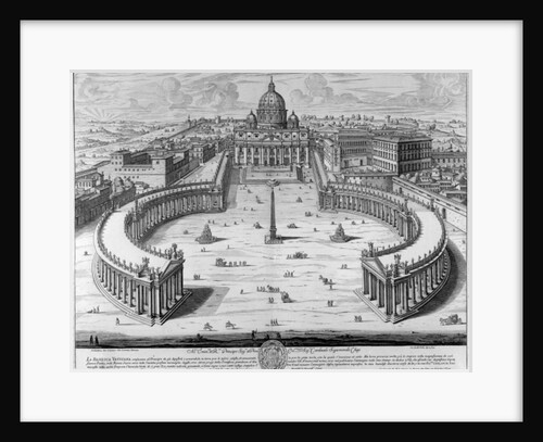 La Basilica Vaticana, c.1665-69 by Giovanni Battista Falda