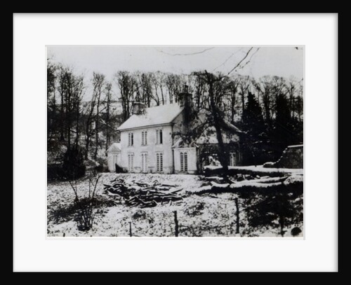 Asham House near Beddingham in East Sussex, ca 1900 by English Photographer