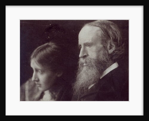 Virginia Woolf and her father Sir Leslie Stephen, c.1903 by English Photographer