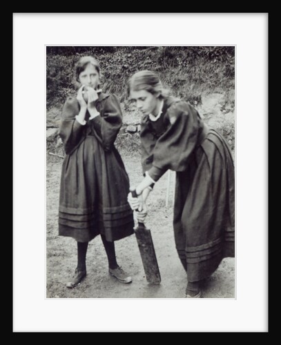 Virginia and Vanessa Stephen, in St. Ives, 1894 by English Photographer