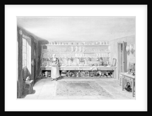 The Artist's Kitchen in Francis Street, 1846 by George the Elder Scharf