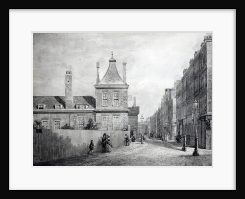 Montague House, Bloomsbury, London 1845-49 by George the Elder Scharf