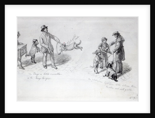 Street Performers, c.1839-43 by George the Elder Scharf