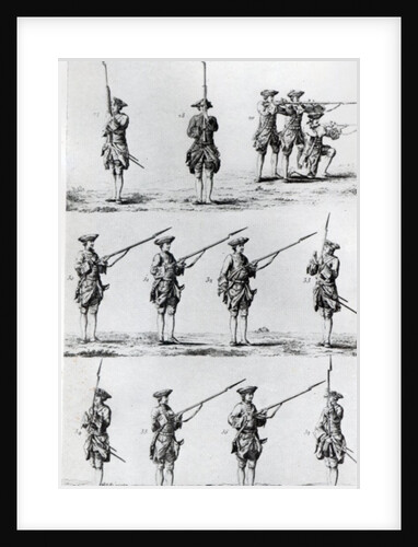 Instructions for a Bayonet Drill, 1794 by English School