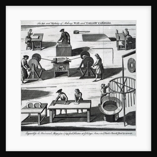 The Art and Mystery of Making Wax and Tallow Candles by English School