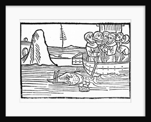 Illustration from 'The Voyage of St. Brendan' by German School