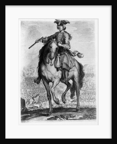 Prince Charles Edward Stuart at the Battle of Prestonpans, c.1745 by English School