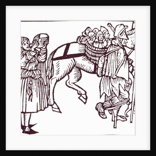 A Beggar Family by English School