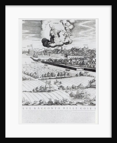 A Section of a Map of Milan, 1640 by Giovanni Battista Bonacina