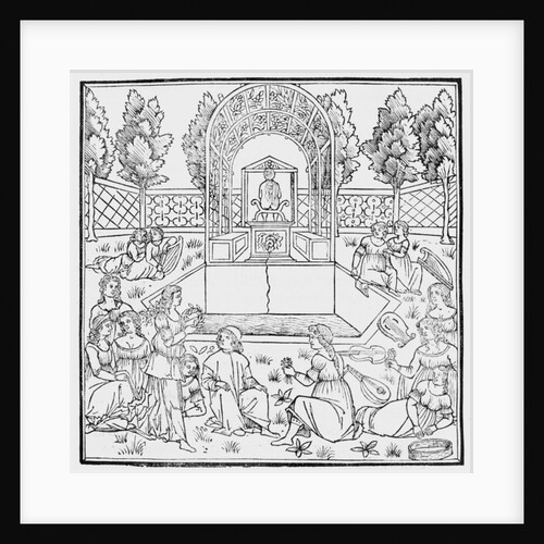 A Scene from the Decameron, by Giovanni Boccaccio, c.1492 by Italian School