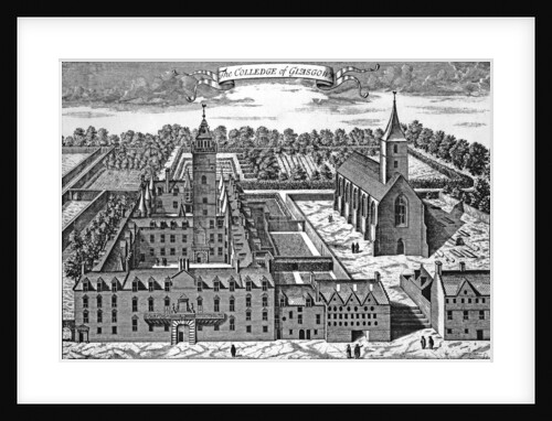 The Colledge of Glasgow by John Slezer