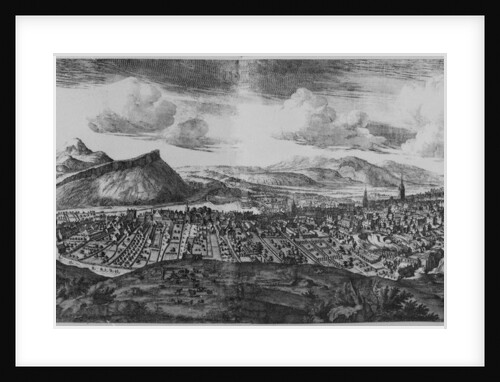 The Prospect of Edinburgh from the North by John Slezer
