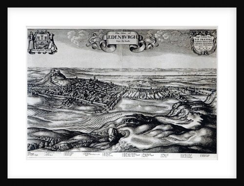 The City of Edinburgh from the South by Scottish School