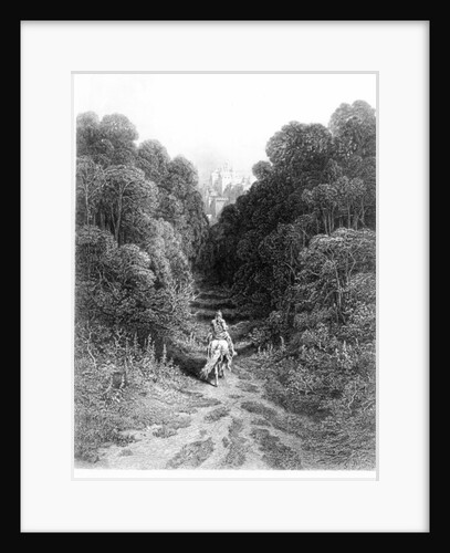 Lancelot approaches the Castle at Astolat by Gustave Dore