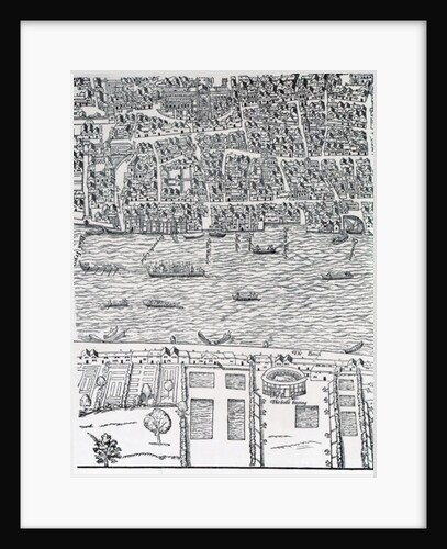 Plan of London, c.1560-70 by Ralph Agas