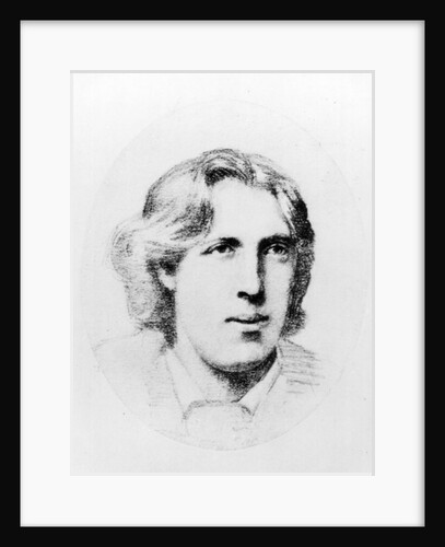 Portrait of Oscar Wilde by French School