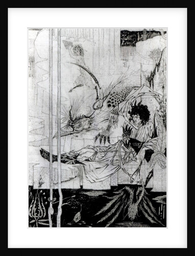 Now King Arthur saw the Questing Beast , 1893-94 by Aubrey Beardsley