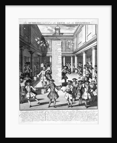 The Bubblers Bubbl'd, 1720 by James Cole