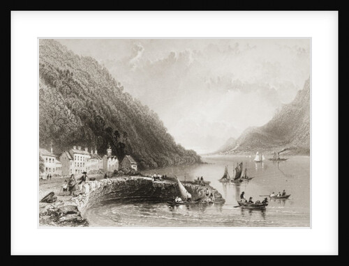 Rosstrevor Pier, County Down by William Henry Bartlett