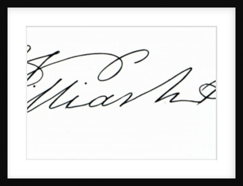 Signature of William IV, 1831 by Anonymous