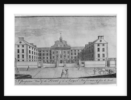 A Perspective View of the Front of the Royal Infirmary from the north, c.1746 by John Elphinstone
