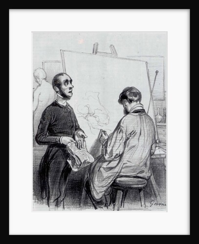The Critic, published in 'Lecons et Conseils' by Paul Gavarni