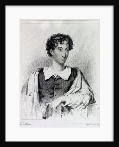 Reverend Charles Robert Maturin, engraved by Henry Meyer, 1819 by William (after) Brocas