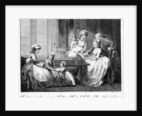 The Morning Amusements of her Royal Highness the Princess Royal and her 4 Sisters, 1782 by English School