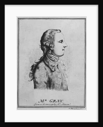 Thomas Gray, drawn by William Henshaw by (after) English School