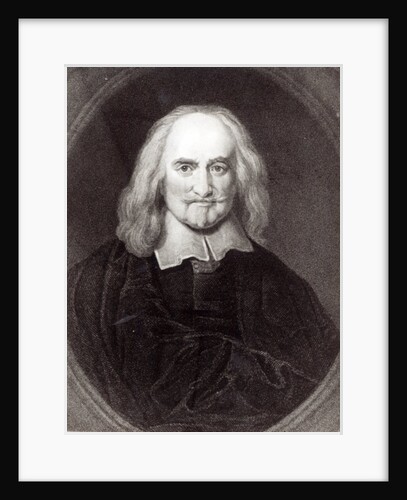 Thomas Hobbes from 'Gallery of Portraits', published in 1833 by Jan Baptist (after) Jaspers