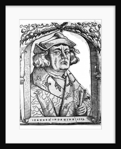 Portrait of John of Indagine, after Hans Baldung Grien by (after) German School