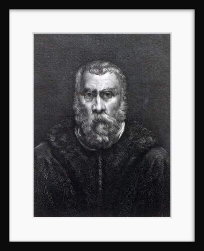 Tintoretto, engraved by Delaistre by Jacopo Robusti (after) Tintoretto