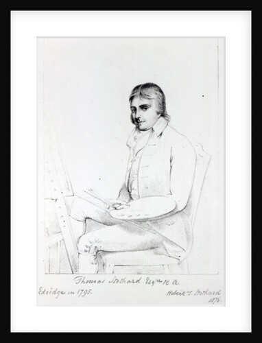 Thomas Stothard Esq. RA, engraved by Robert J. Stothard, 1876 by Henry (after) Edridge