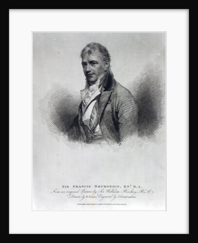 Sir Francis Bourgeois, after a drawing by W. Evans, engraved by J. Vendramini, 1811 by William (after) Beechey