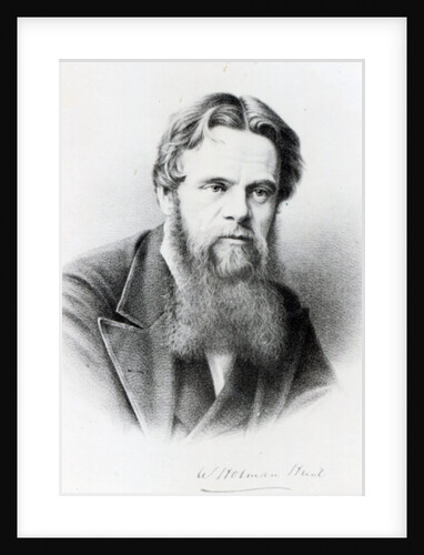 William Holman Hunt, engraving after a photograph, c.1865 by (after) English photographer