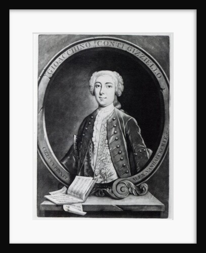 Gioacchino Conti, 'Gizziello', engraved by Alexander Van Haecken, 1736 by Charles (after) Lucy